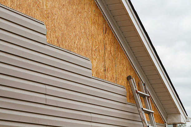 Professional Wood Siding technician working in Rushville, IN